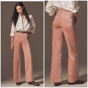 Maeve Colette Full length corduroy wide leg pants